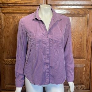 Cloth & Stone Long Sleeve Button Down Top Size Small